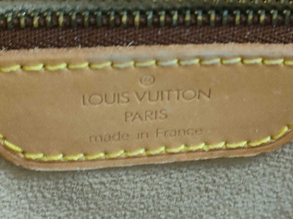 LOUIS VUITTON Monogram Bucket GM Tote Bag with Pouch
