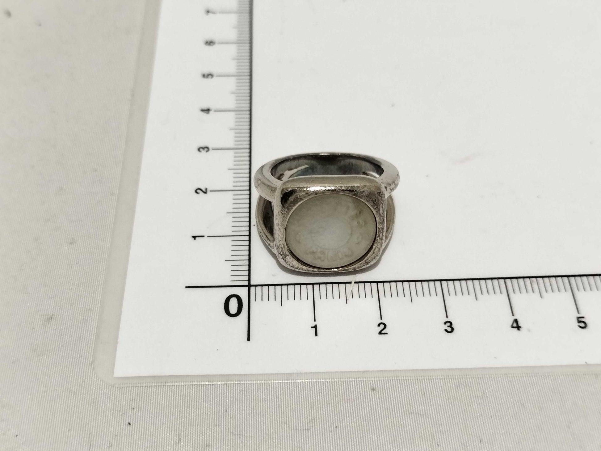 HERMES Corozo Ring/Shell/Large Scuffs Ring