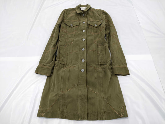 Dior denim coat khaki coat