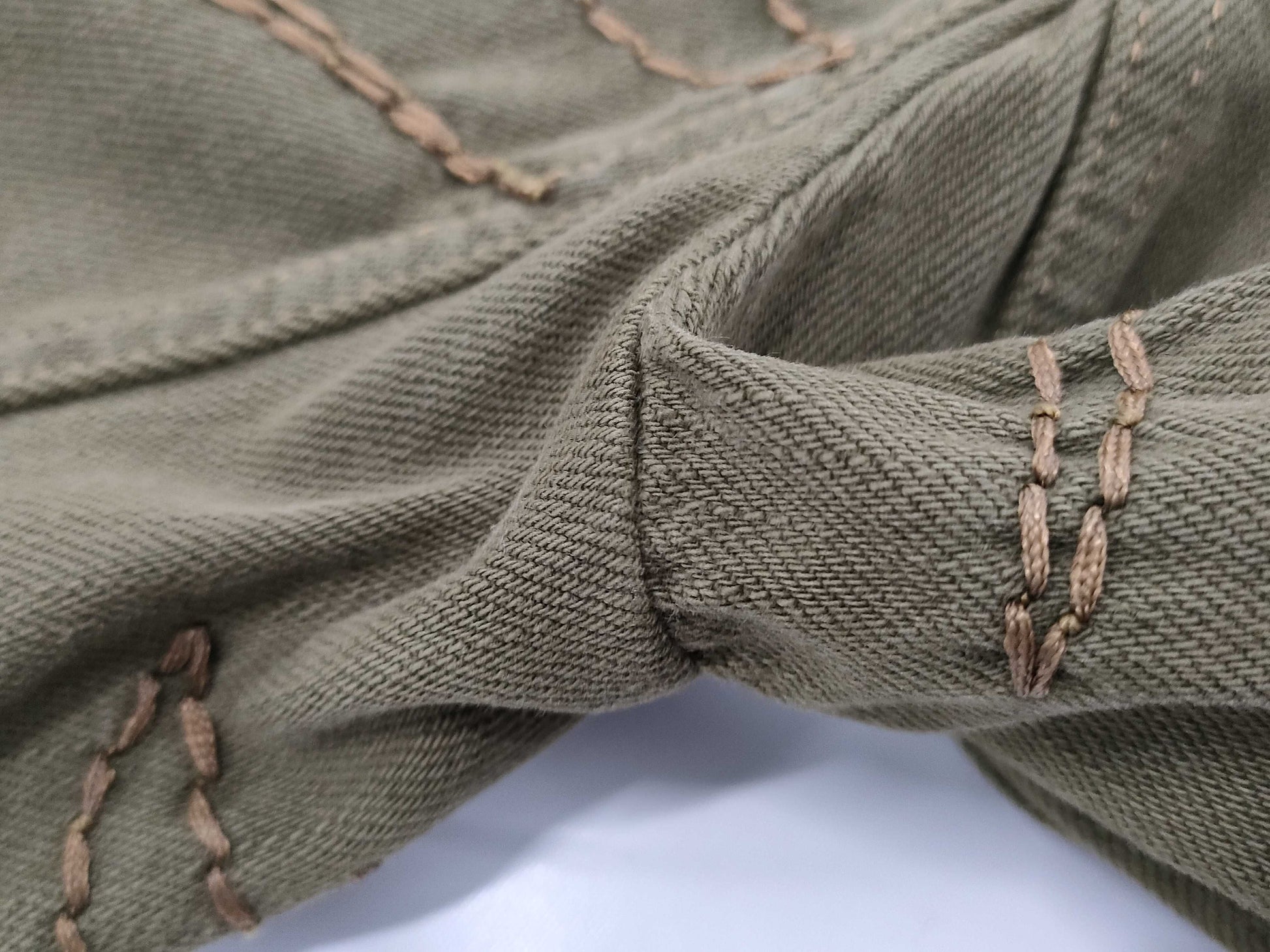 Dior denim coat khaki coat