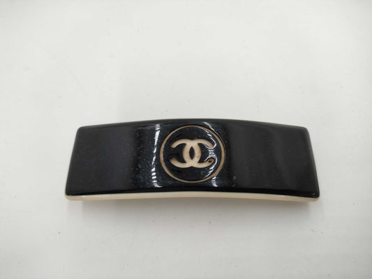 CHANEL 99P Coco Mark Pla Barrette Hair Accessory