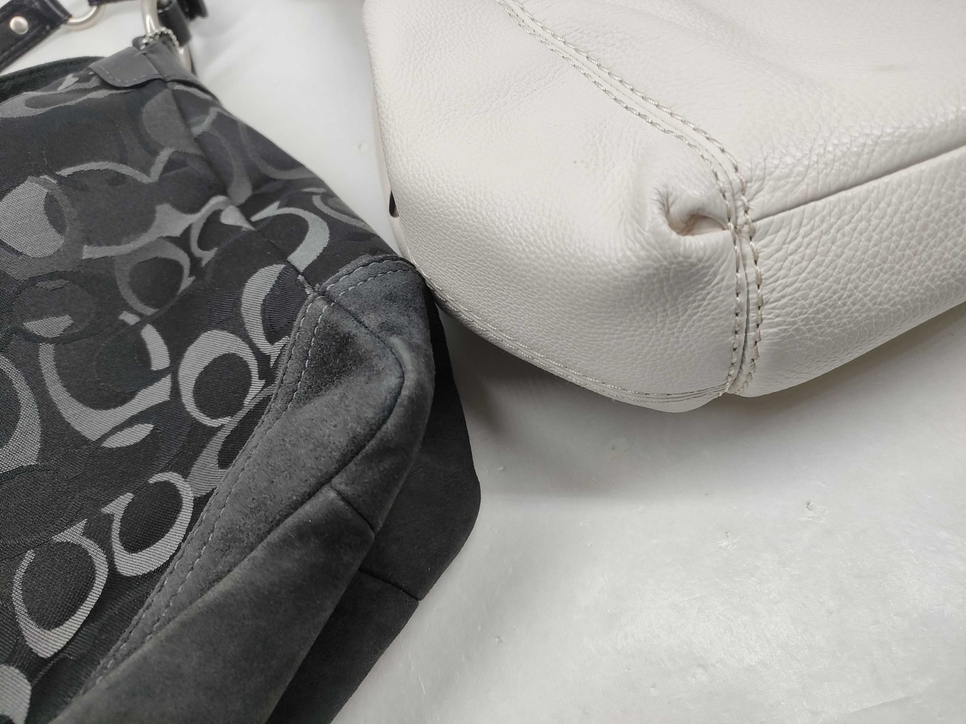 COACH Signature Coach Bags with Leather Shoulder Bag