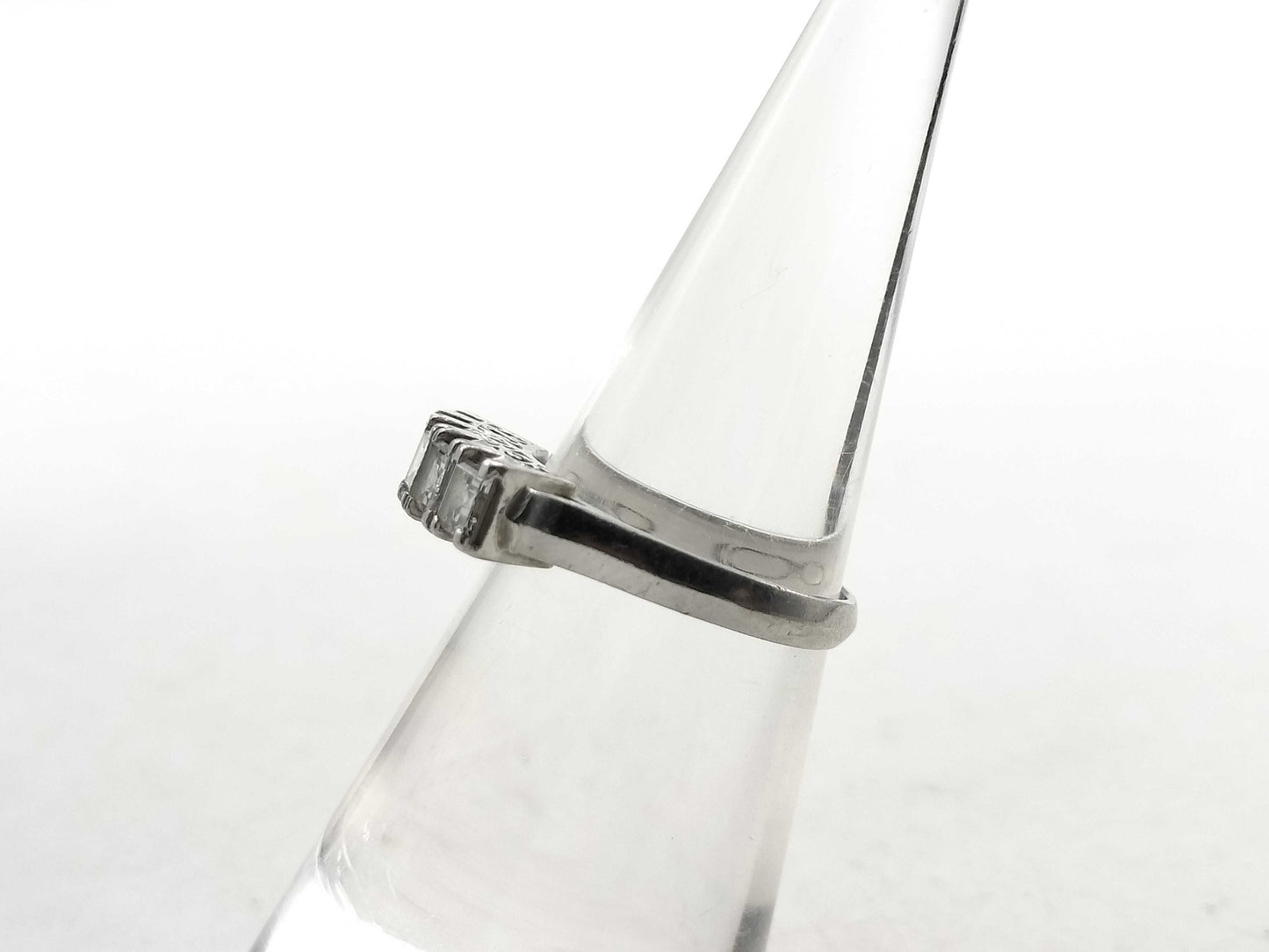 D0.80ct Pt900 3.4g Ring 