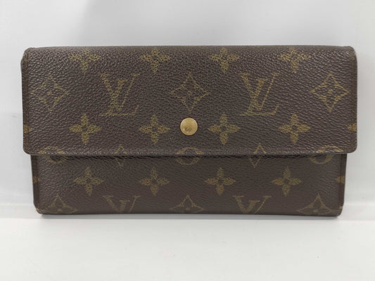LOUIS VUITTON Monogram M61217 Portefeuille International Wallet