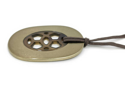 HERMES Buffalo Horn Necklace Necklace