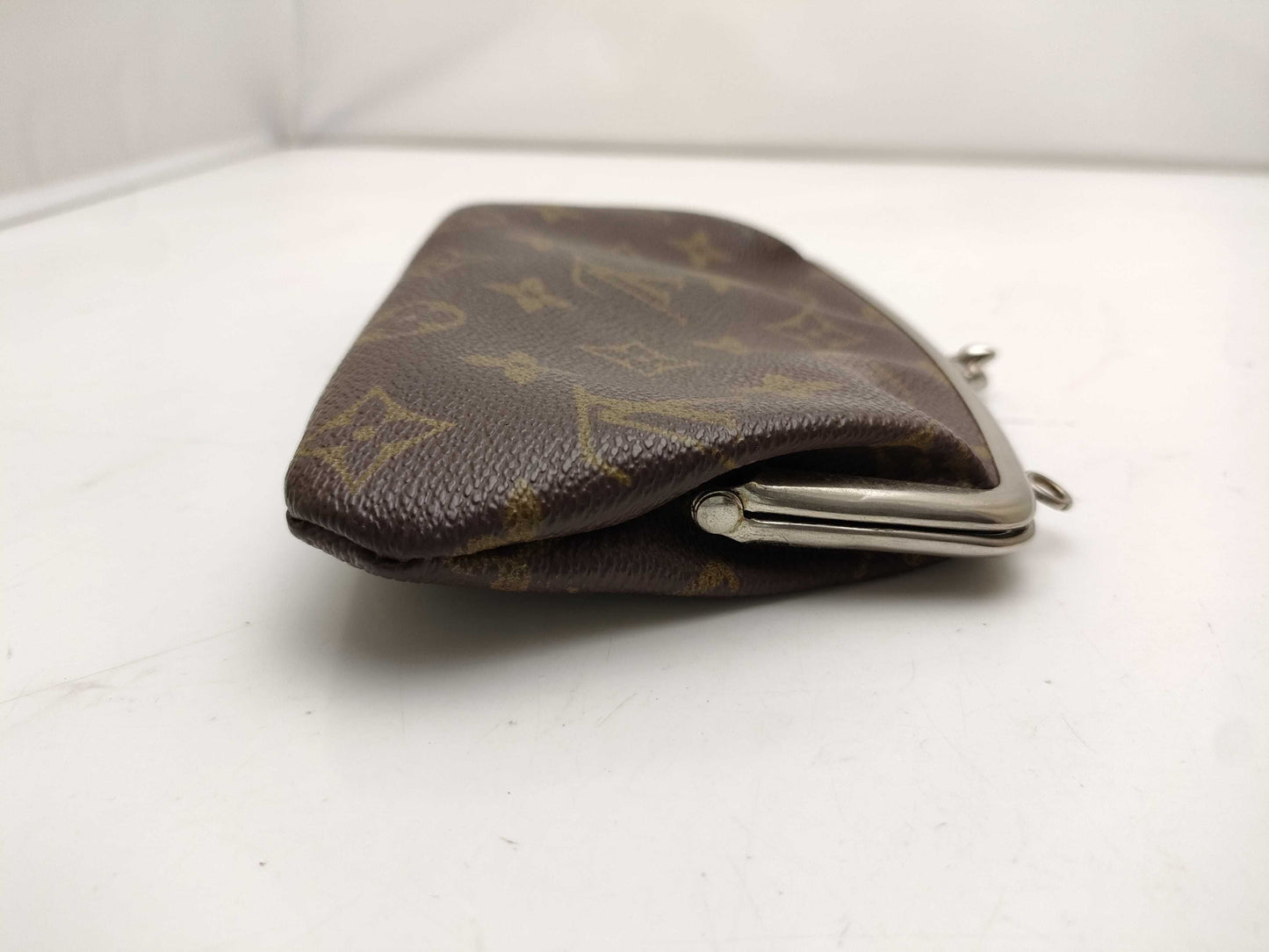 LOUIS VUITTON Monogram USA-Made Bucket with Clasp Pouch Only
