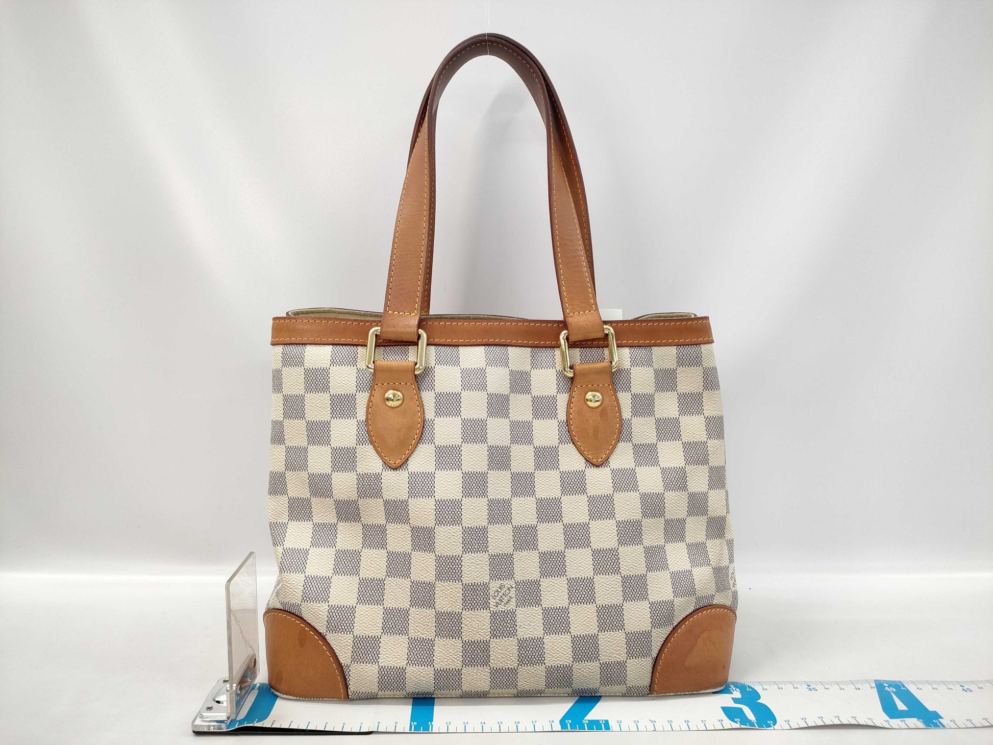 LOUIS VUITTON Damier Azur N51207 Hampstead PM Tote Bag