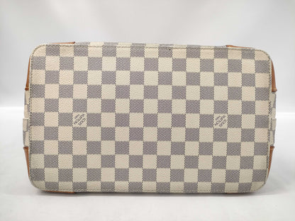 LOUIS VUITTON Damier Azur N51207 Hampstead PM Tote Bag