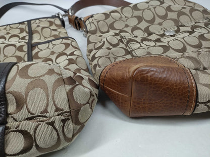 COACH Signature 2-Way Bag/Valentinno Shoulder Bag Set