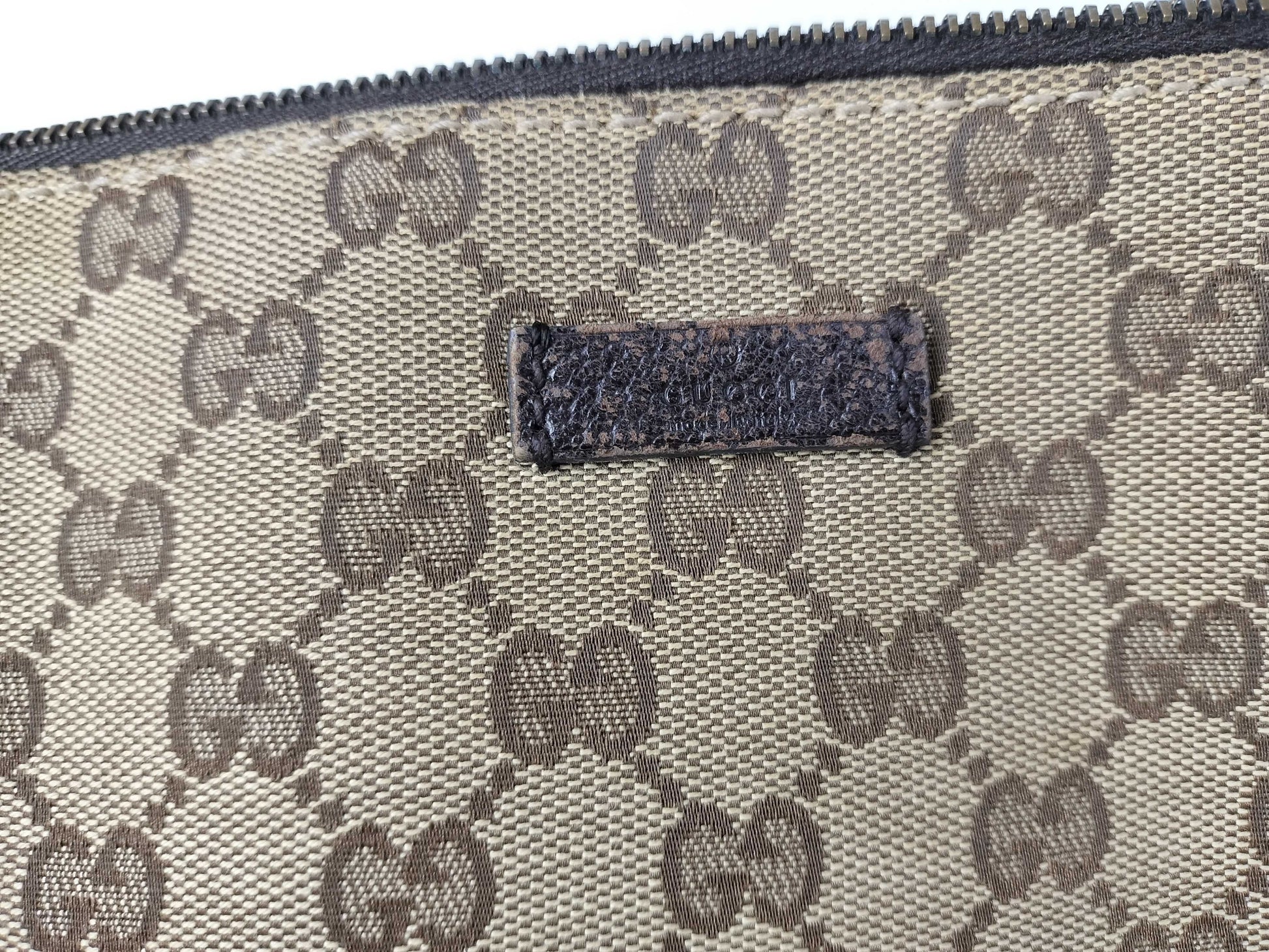 GUCCI GG Canvas 114273-001998 Beige Shoulder Bag