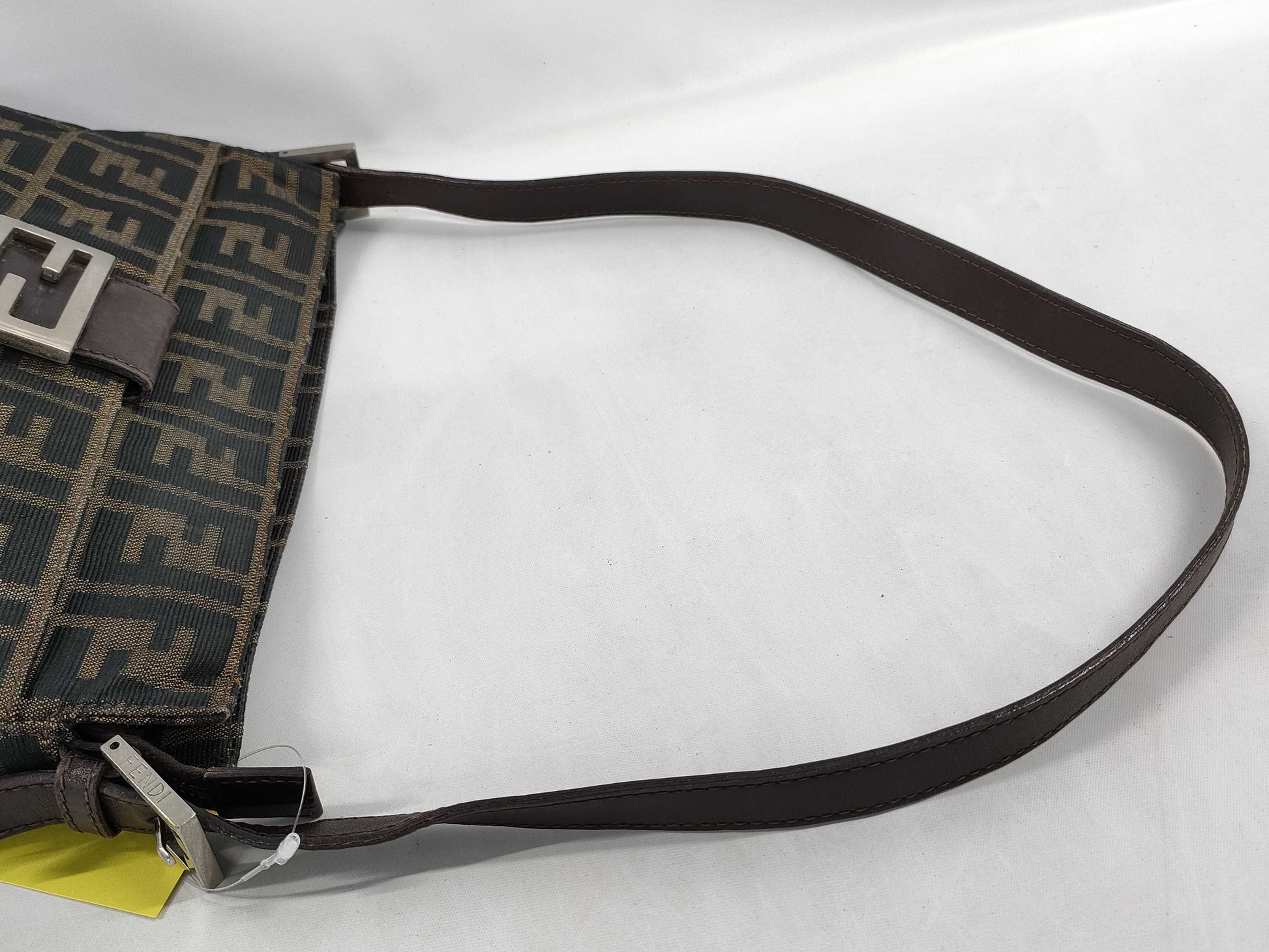 FENDI Zucca pattern Mamma hardware shoulder bag