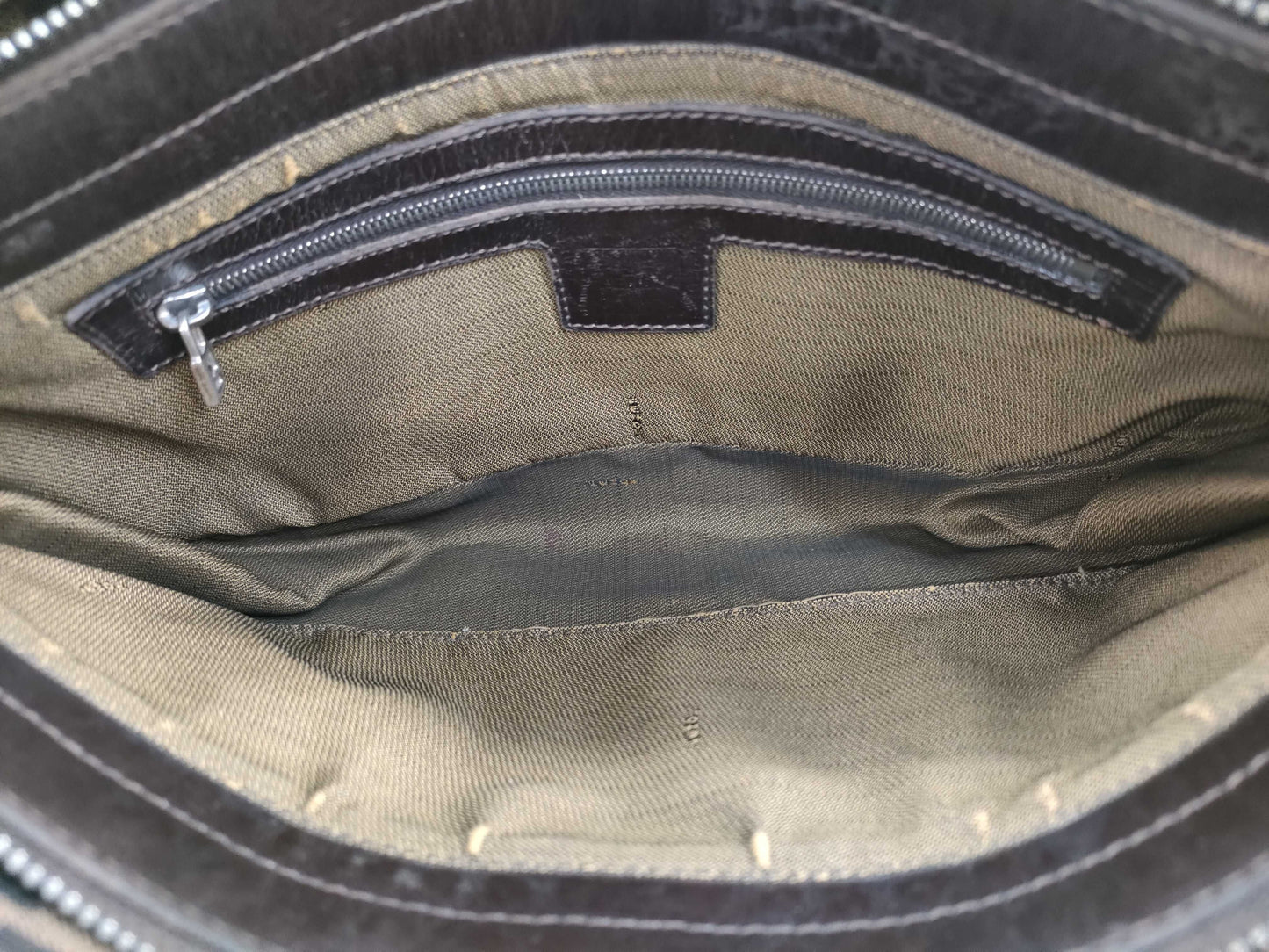 FENDI Zucca pattern Mamma hardware shoulder bag