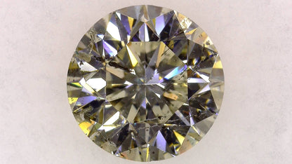 2.254ct L I-1 GOOD/GD/GD MEDIUM BLUE NATURAL 8.26-8.34X5.35mm Diamond Loose