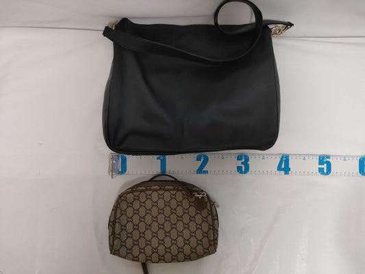 GUCCI GG Canvas Gucci Plus/Leather 001 2058 1577 0*2-Piece Shoulder Bag Set