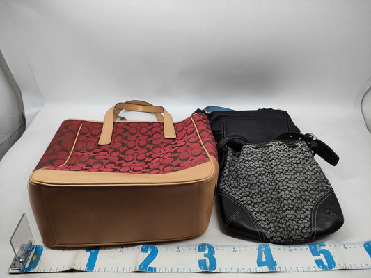 COACH Signature c1j-6093/g3k-6387/3-piece pouch handbag