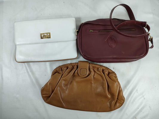 2 CELINE clutch bags / 1 Cartier shoulder clutch bag