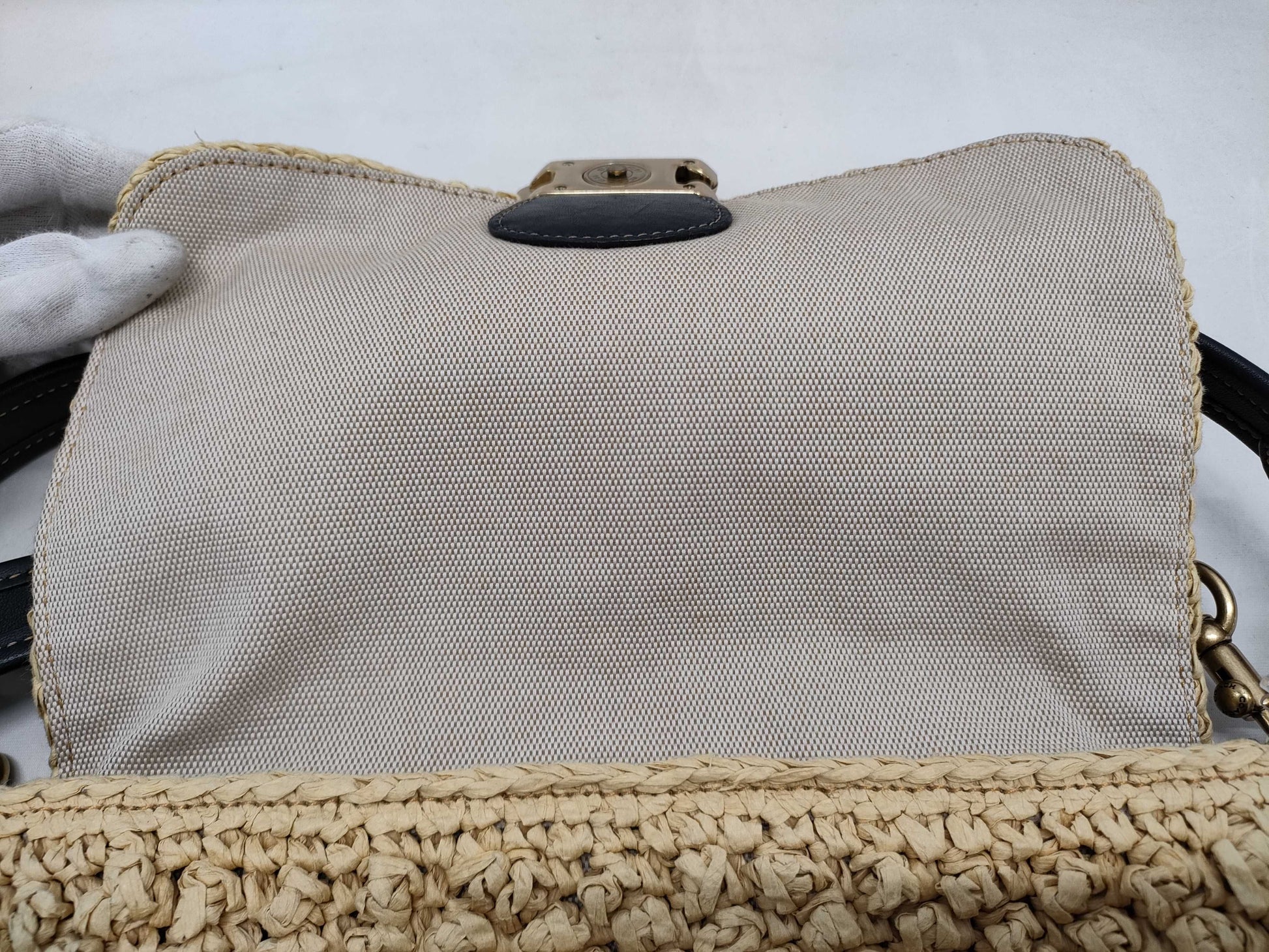 COACH Straw Shoulder Bag