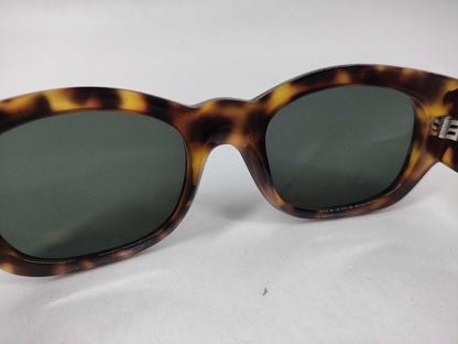  VERSACE Tortoiseshell Medusa Sunglasses with Gold Hardware and Case