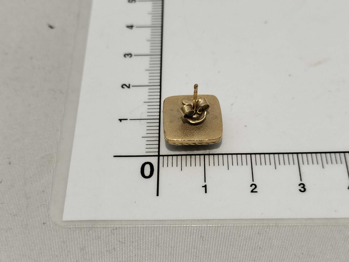 CHANEL Comment 00CC Coco Mark Coco Mark Square Resin Earrings 