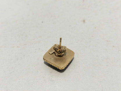CHANEL Comment 00CC Coco Mark Coco Mark Square Resin Earrings 
