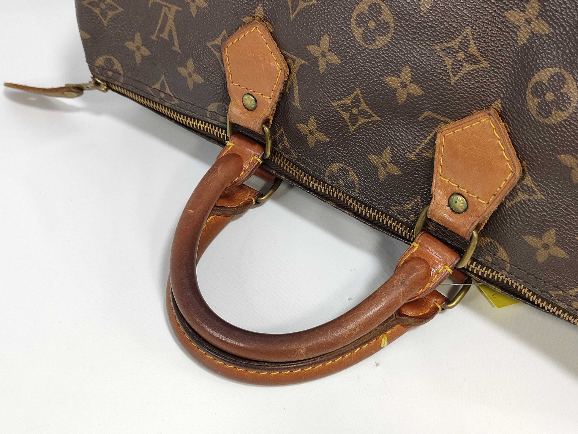 LOUIS VUITTON [Serial Number] RFID Unverifiable 884FC Monogram Speedy 35 Boston Bag