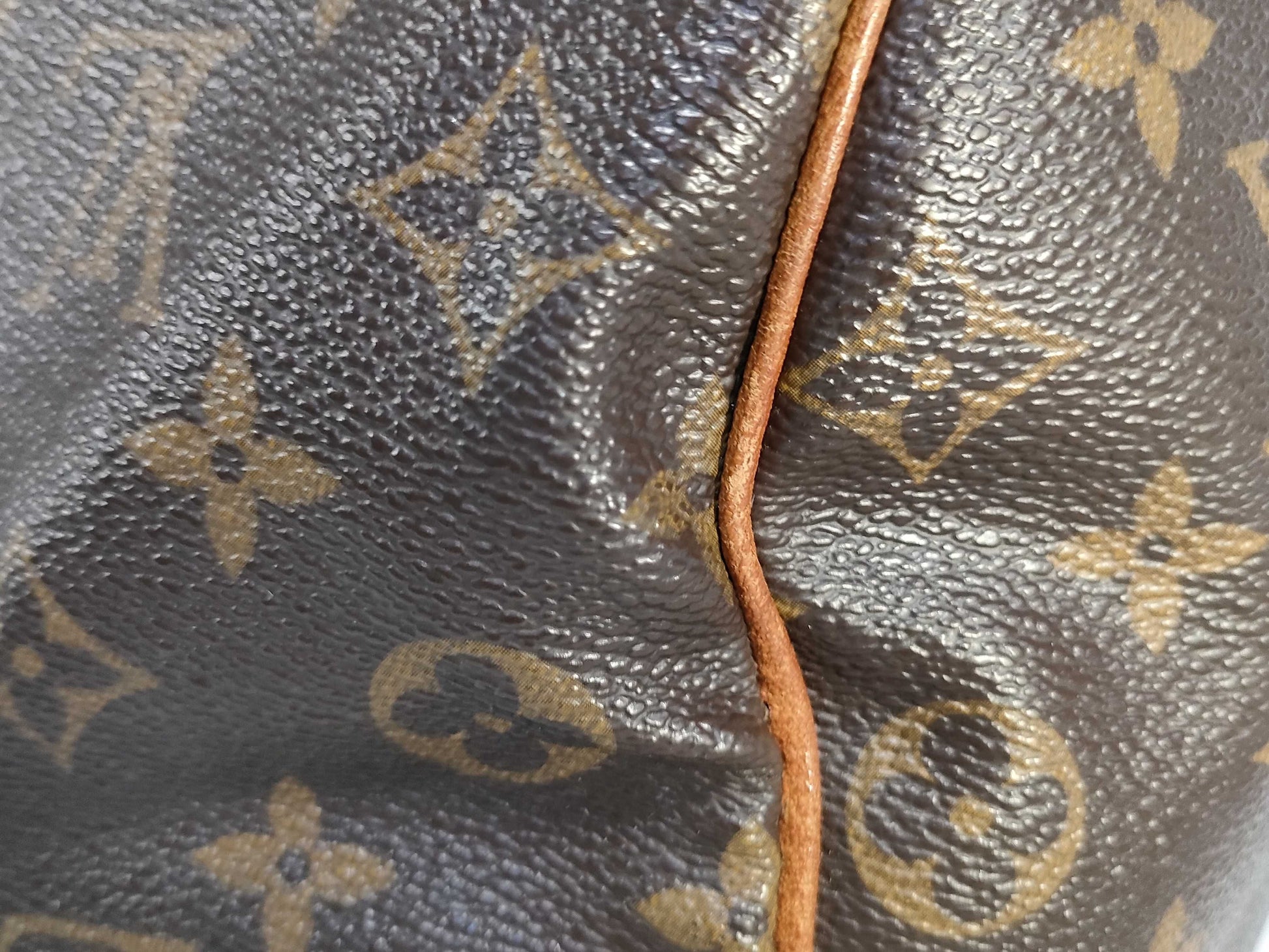 LOUIS VUITTON [Serial Number] RFID Unverifiable 884FC Monogram Speedy 35 Boston Bag