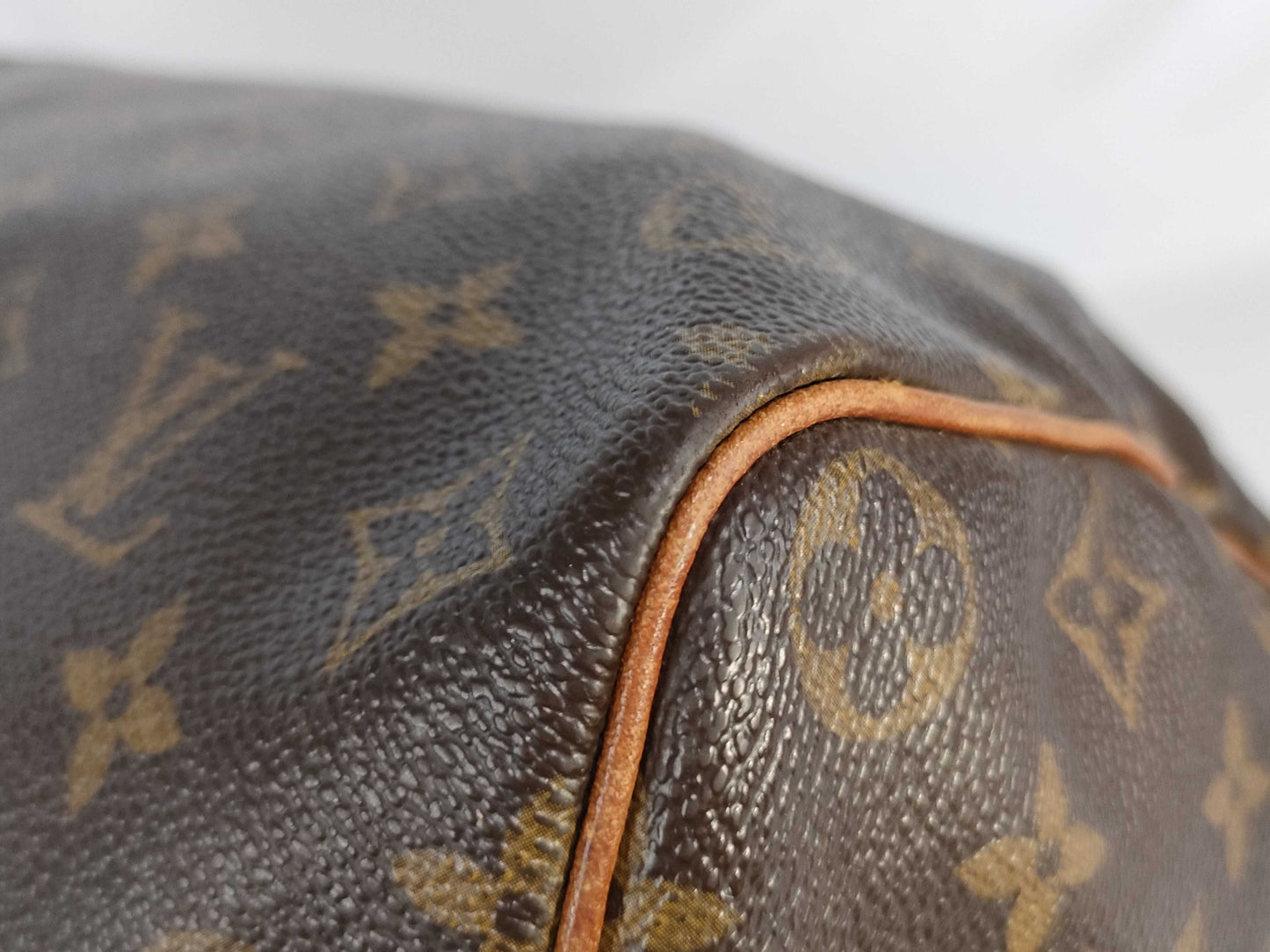 LOUIS VUITTON [Serial Number] RFID Unverifiable 884FC Monogram Speedy 35 Boston Bag
