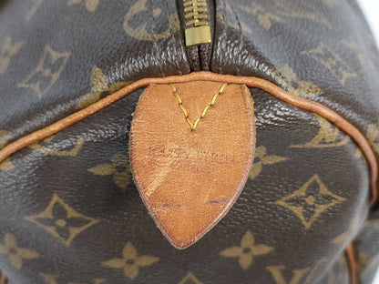 LOUIS VUITTON [Serial Number] RFID Unverifiable 884FC Monogram Speedy 35 Boston Bag