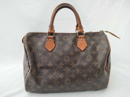 LOUIS VUITTON Monogram Speedy 30 Boston Bag