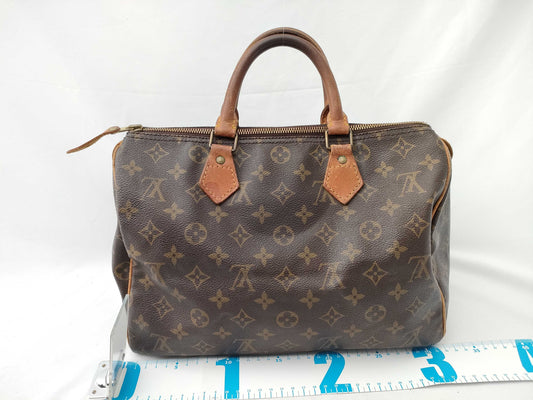 LOUIS VUITTON Monogram Speedy 30 Boston Bag
