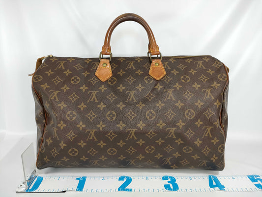 LOUIS VUITTON [Serial Number] RFID Unavailable VI873 Monogram Speedy 40 Boston Bag