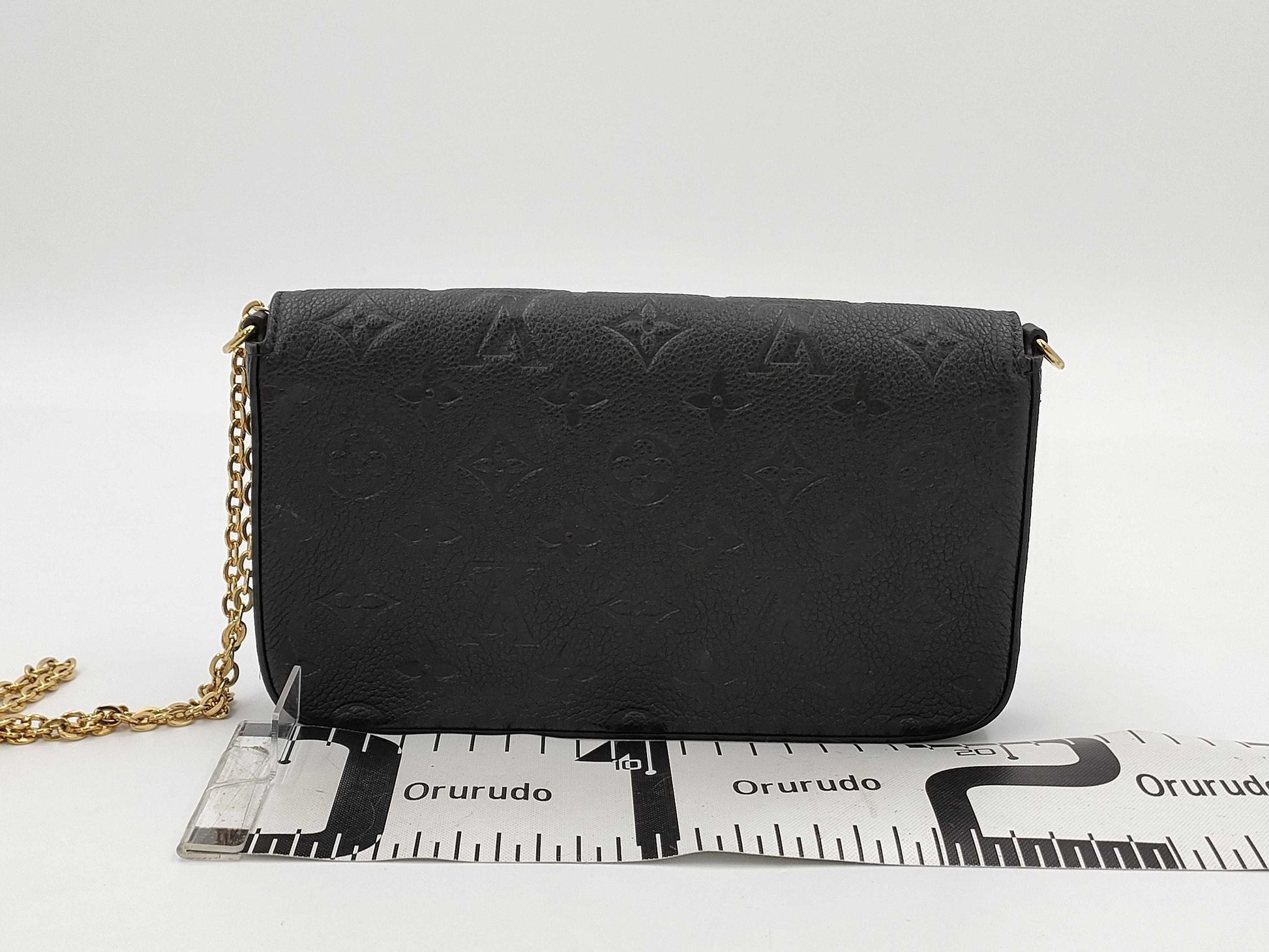 LOUIS VUITTON Monogram Empreinte Pochette Felicie Monogram Shoulder Bag