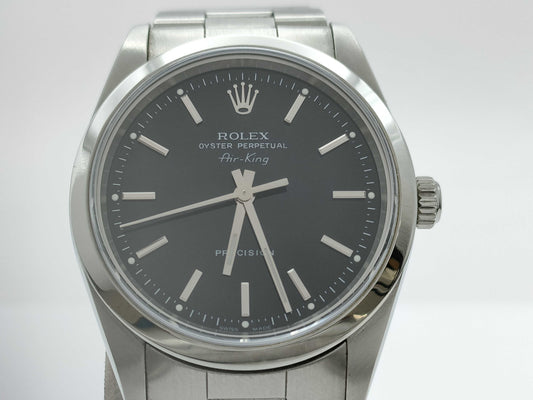 ROLEX 14000M D214967 Black Dial Boys' Watch