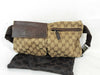 GUCCI GG Canvas Canvas x Leather Waist Pouch 28566 Waist Bag