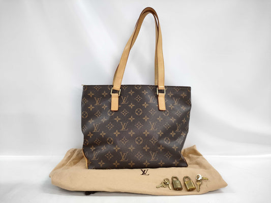 LOUIS VUITTON Monogram Cabas Piano Tote Bag