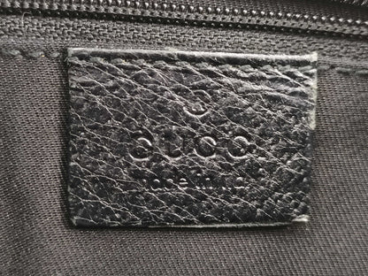 GUCCI GG Canvas Waist Bag 131236 200047 Black Shoulder Bag