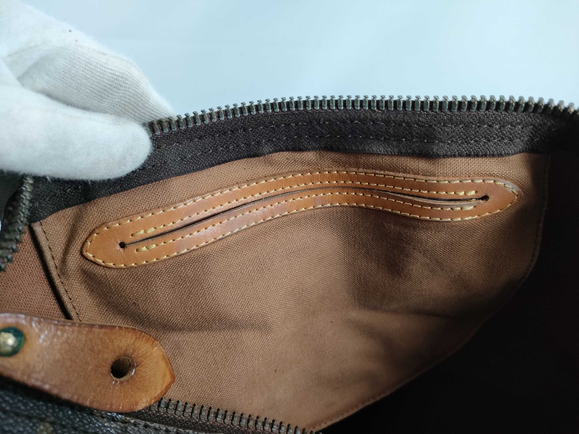 LOUIS VUITTON RFID Unverified 844 MB Monogram Speedy 35 Handbag