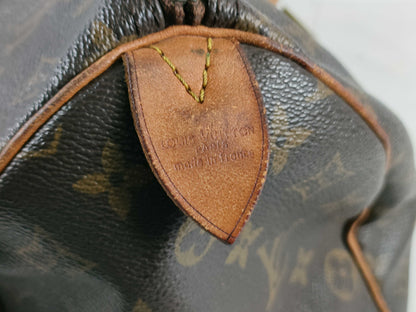 LOUIS VUITTON RFID Unverified 844 MB Monogram Speedy 35 Handbag