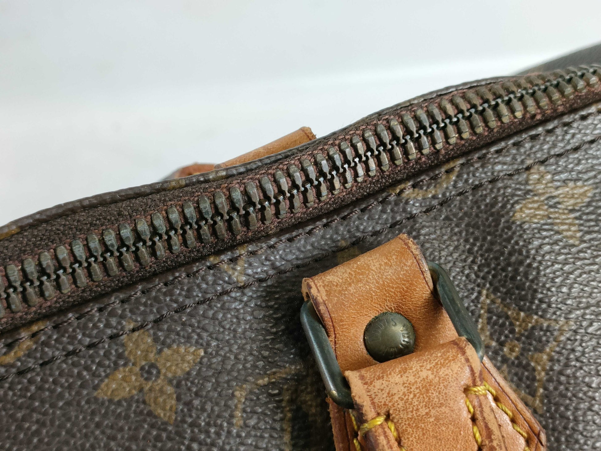 LOUIS VUITTON RFID Unverified 844 MB Monogram Speedy 35 Handbag