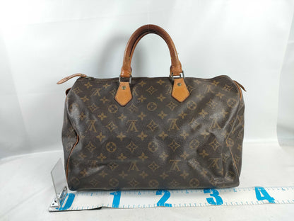 LOUIS VUITTON RFID Unverified 844 MB Monogram Speedy 35 Handbag