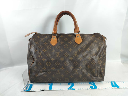 LOUIS VUITTON RFID Unverified 844 MB Monogram Speedy 35 Handbag