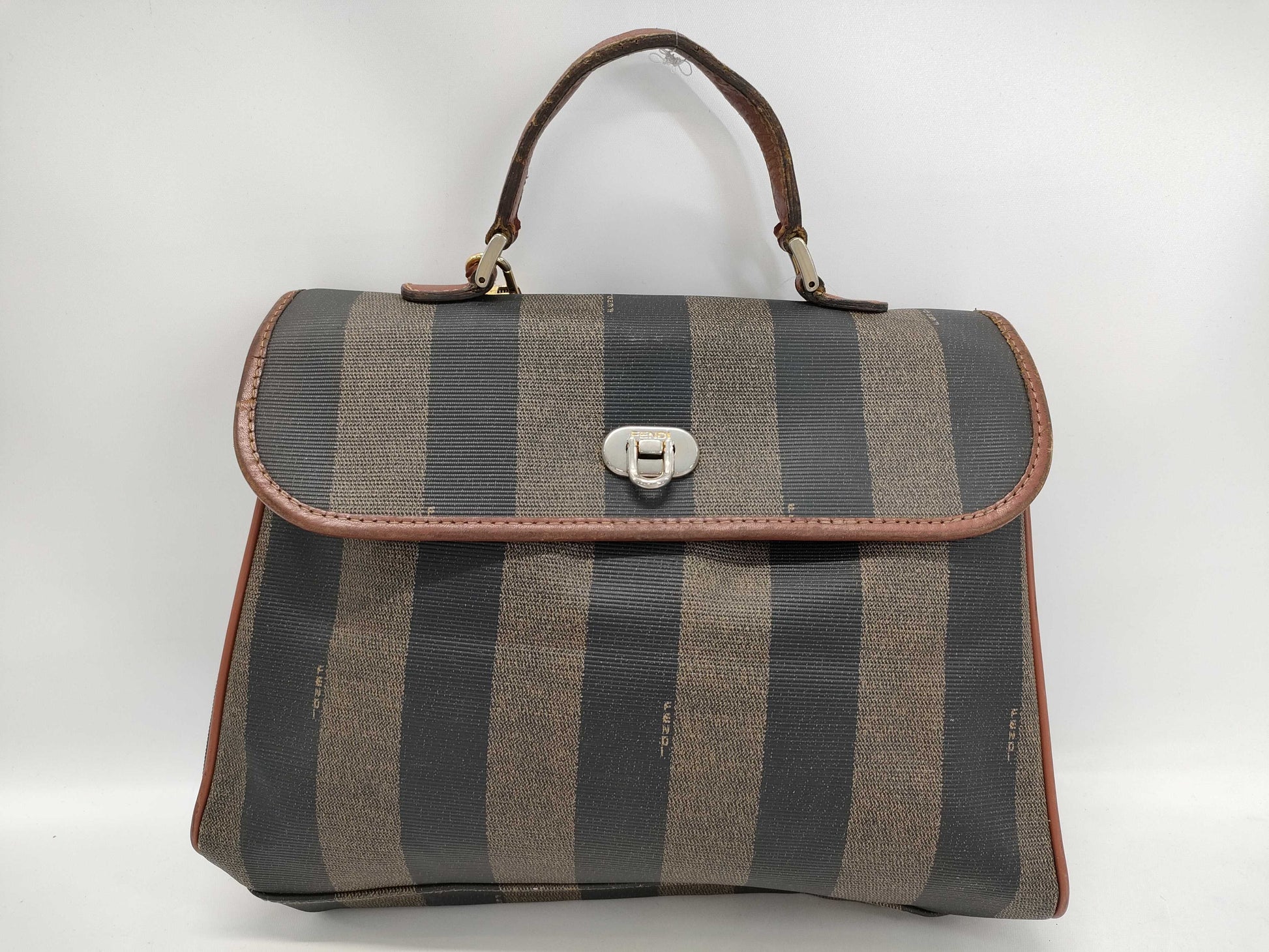 FENDI Pecan Pattern 2-Way Handbag 