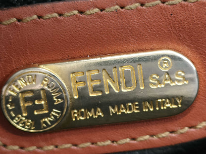 FENDI Pecan Pattern 2-Way Handbag 