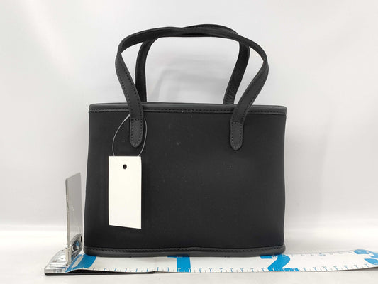 COACH Polyurethane x Leather Mini Handbag Black Tote Bag