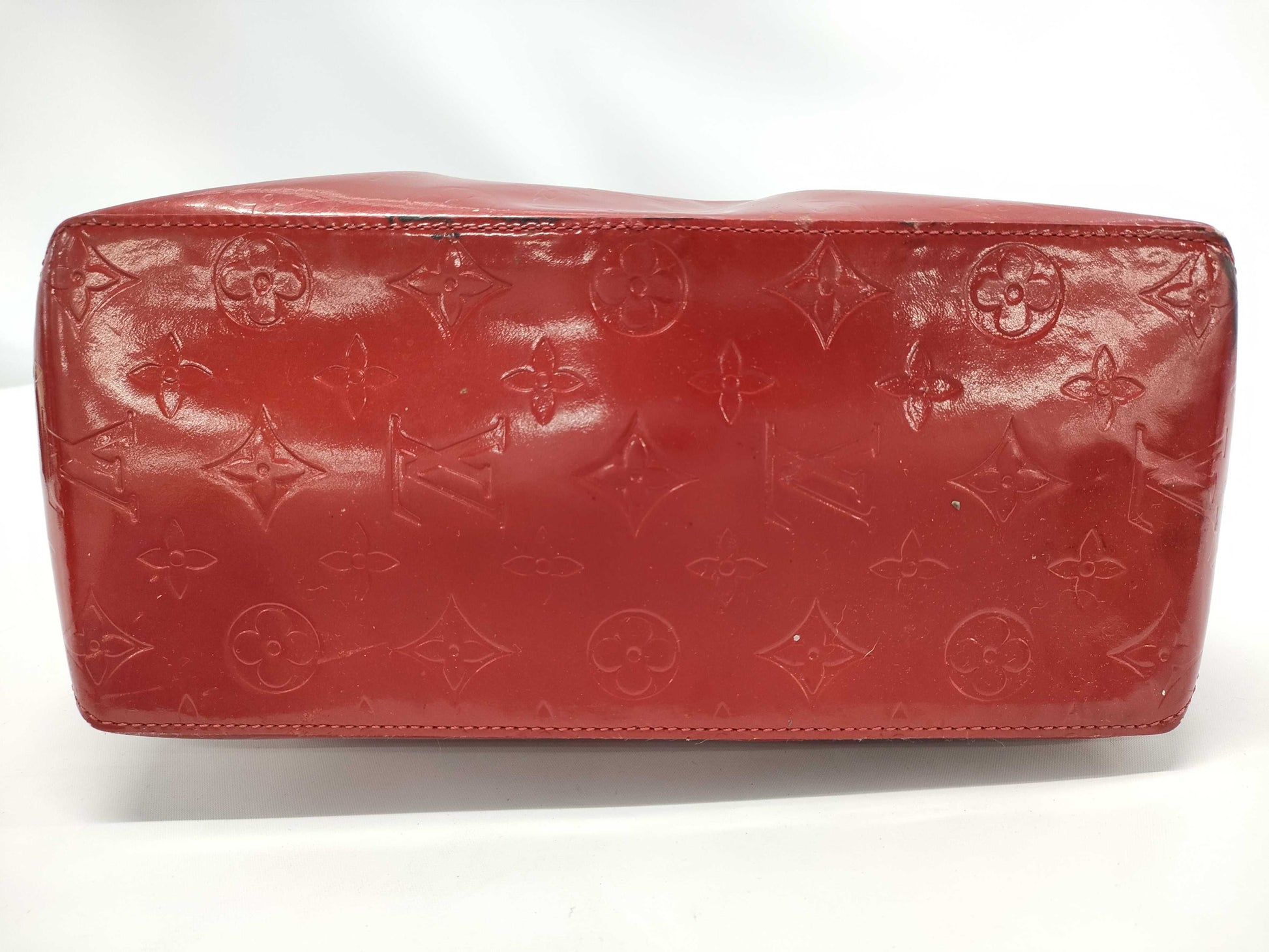 LOUIS VUITTON Vernis M91086 Reed MM Tote Bag