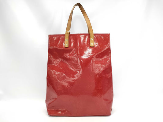 LOUIS VUITTON Vernis M91086 Reed MM Tote Bag