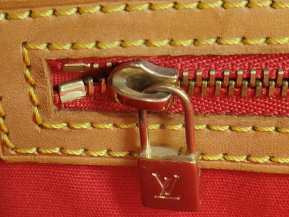 LOUIS VUITTON Vernis M91086 Reed MM Tote Bag
