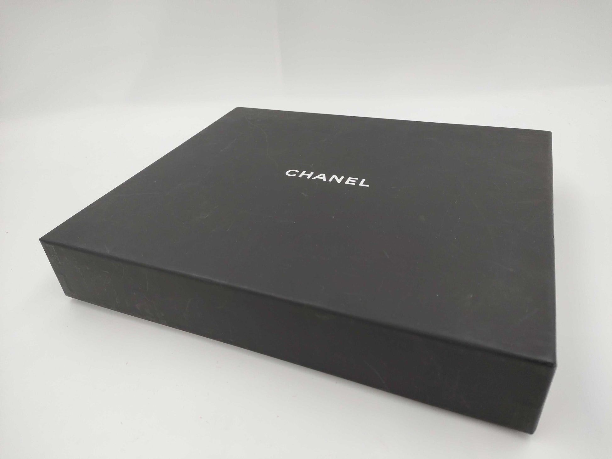 CHANEL scarf with Coco mark, cashmere, and tag