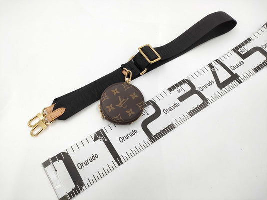 LOUIS VUITTON Monogram Coin Case with Shoulder Strap Multi Strap