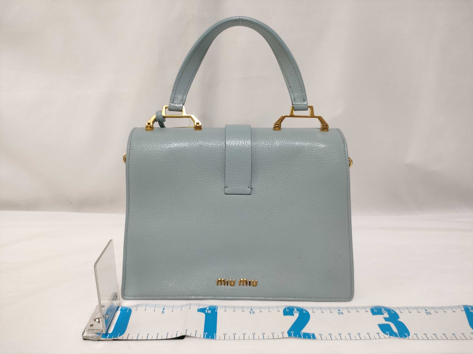 Miu Miu Madras/Light Blue, Pink, Light Green/Strap Included Handbag